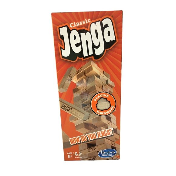 Hasbro Classic Jenga Wood Block Stacking Game - Picture 1 of 2
